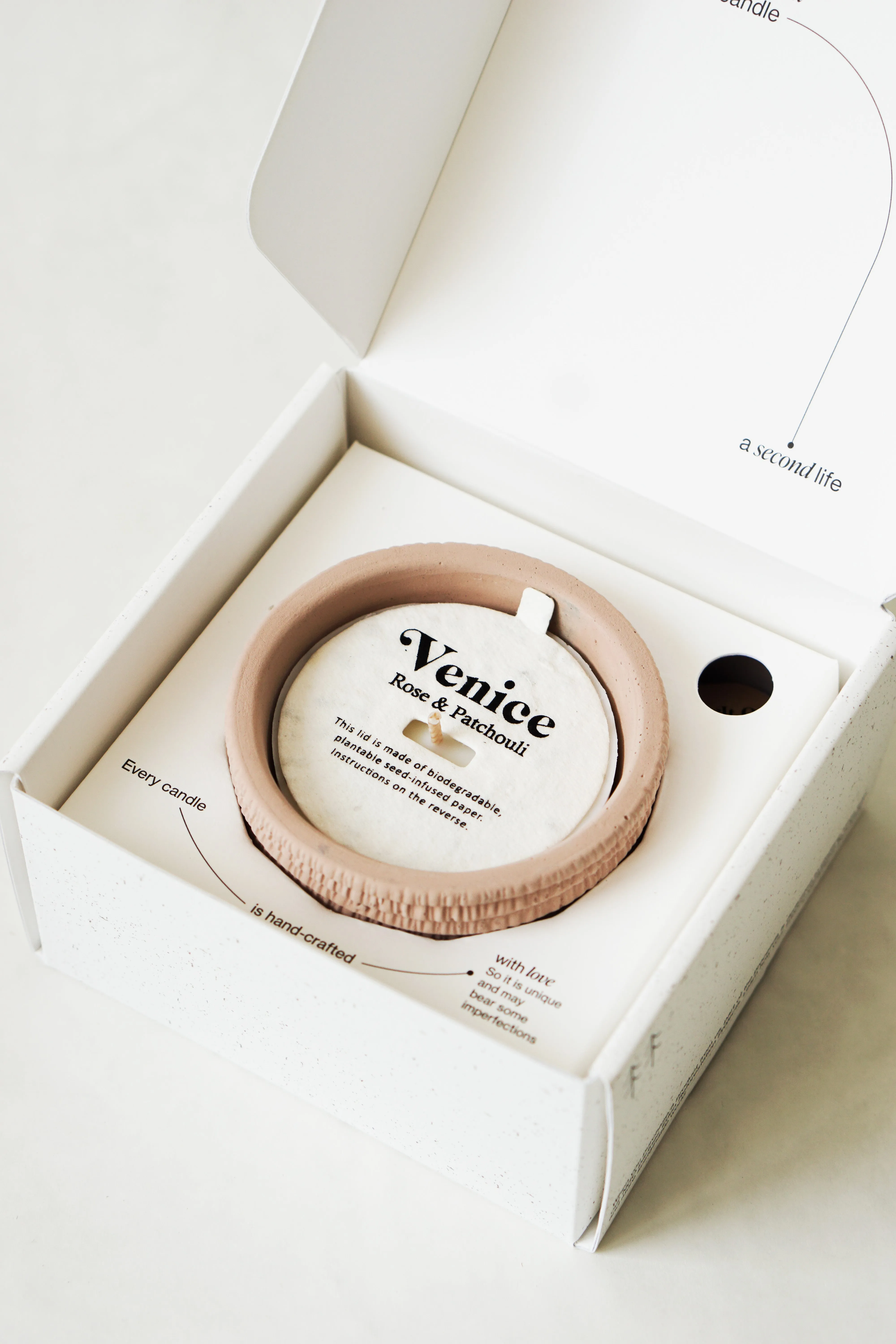 Venice, Rose & Patchouli Plantable Candles