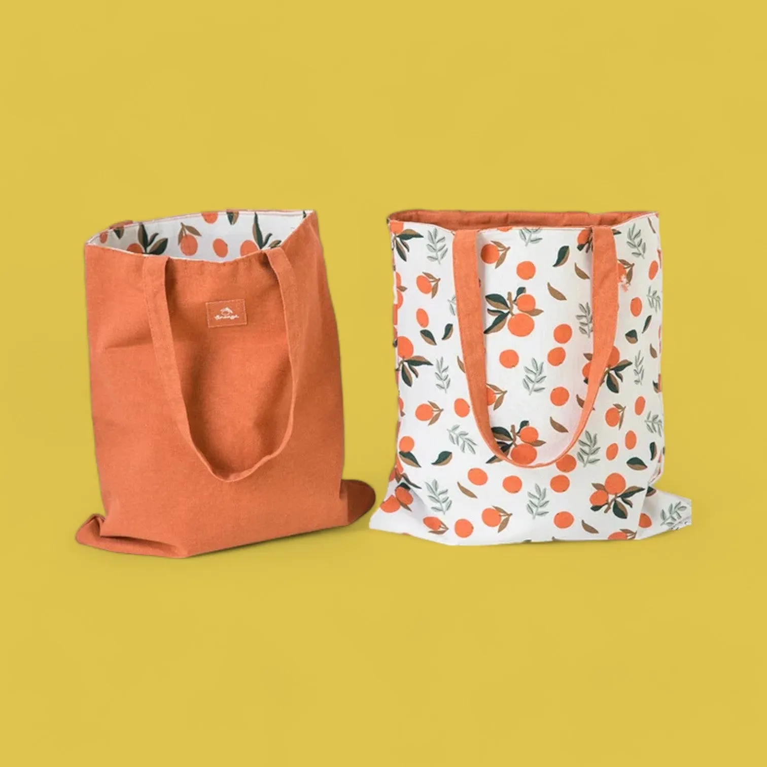 VersaStyle Cotton Canvas Tote Bag - Double-Sided Design for Every Mood