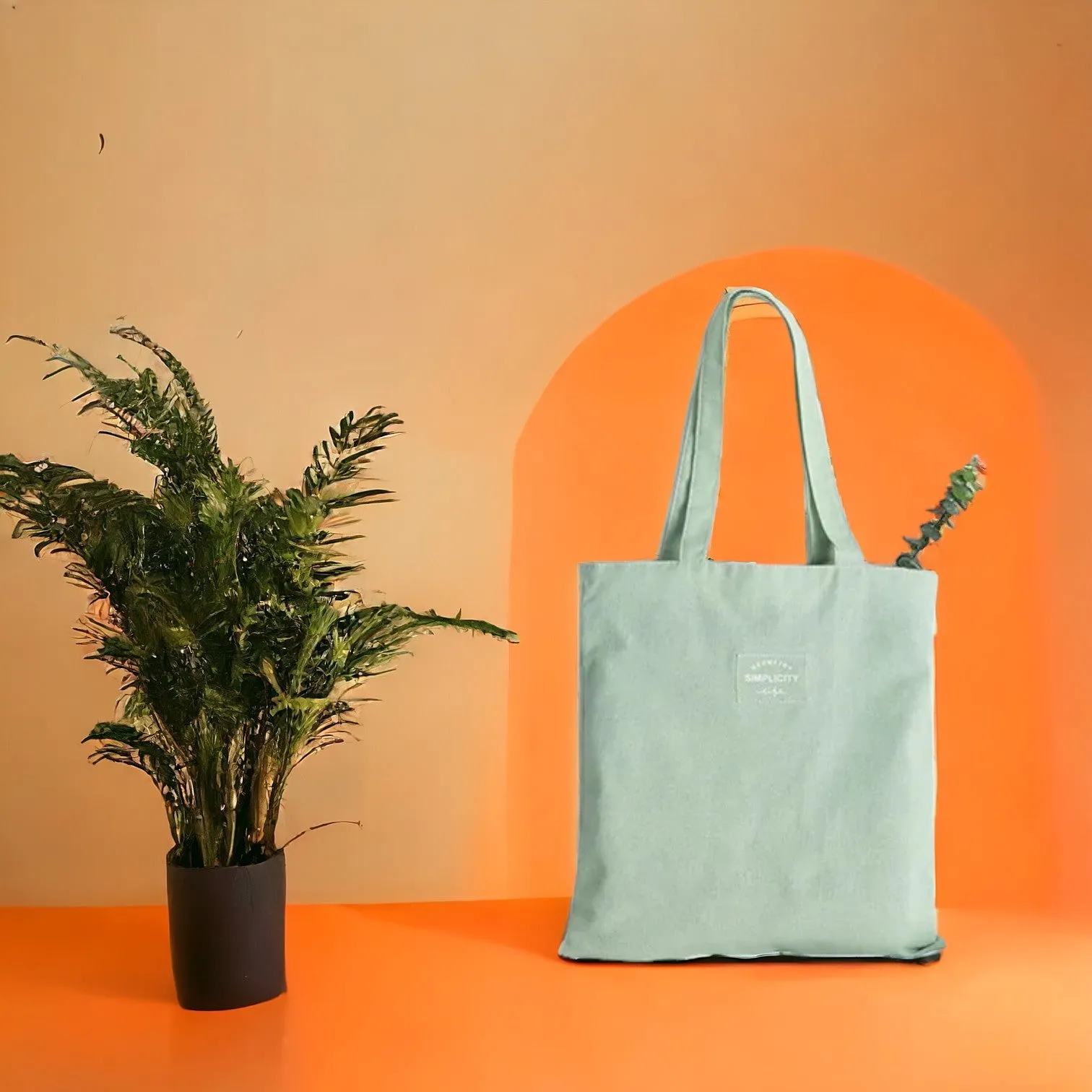 VersaStyle Cotton Canvas Tote Bag - Double-Sided Design for Every Mood