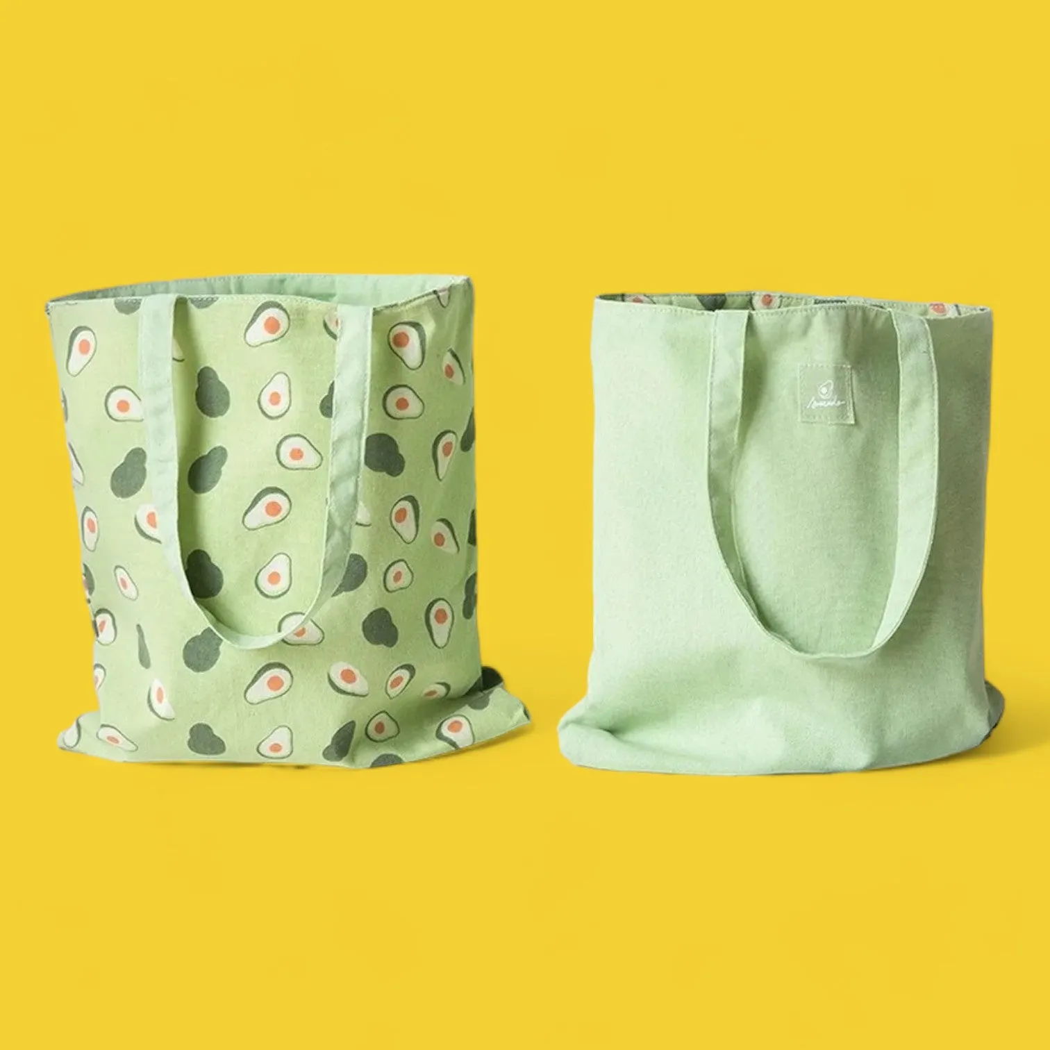 VersaStyle Cotton Canvas Tote Bag - Double-Sided Design for Every Mood