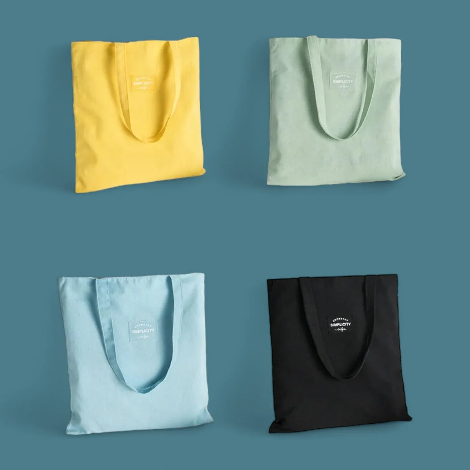 VersaStyle Cotton Canvas Tote Bag - Double-Sided Design for Every Mood