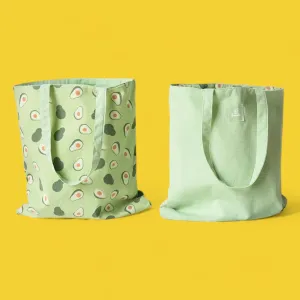 VersaStyle Cotton Canvas Tote Bag - Double-Sided Design for Every Mood