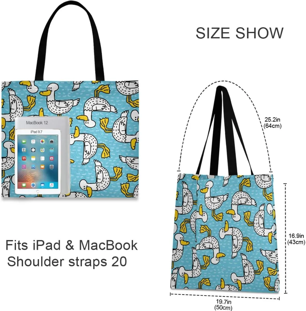 visesunny Fashion Floral Tote Bag with Interior Pocket Lightweight Travel Shoulder Bag Handbag Purse