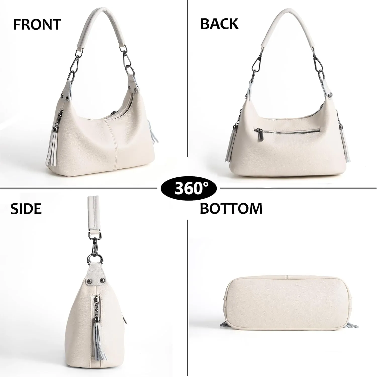 VODIU Small Hobo Purses for Women Shoulder Bag Top Handle Crossbody Bags for Women Trendy Tote Handbags with Strap