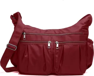 VOLGANIK ROCK Crossbody Purses for Women Shoulder Handbags Lightweight Waterproof Nylon Travel Bag Ladies Pocketbooks