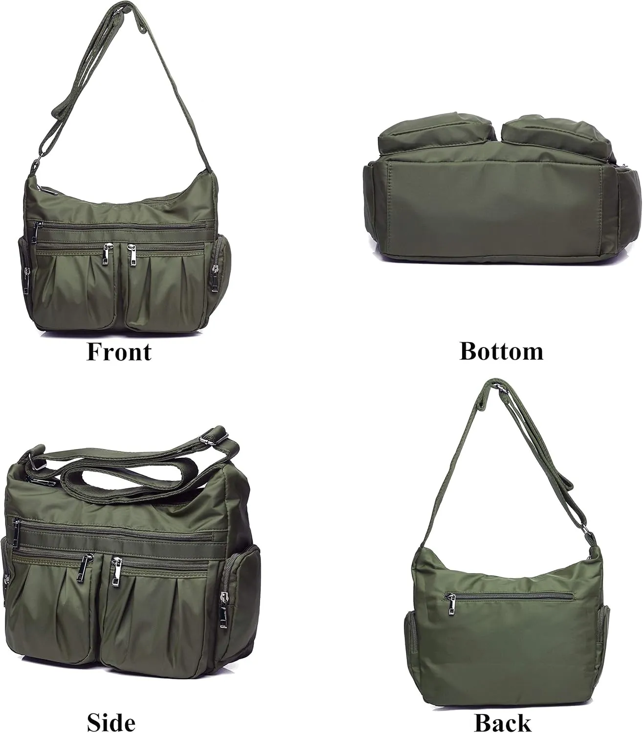 VOLGANIK ROCK Crossbody Purses for Women Shoulder Handbags Lightweight Waterproof Nylon Travel Bag Ladies Pocketbooks