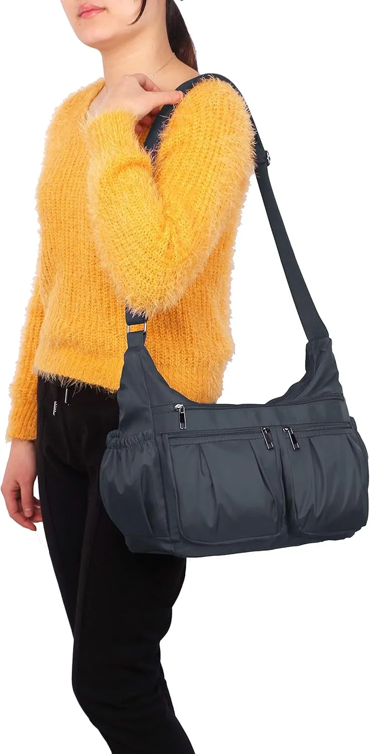 VOLGANIK ROCK Crossbody Purses for Women Shoulder Handbags Lightweight Waterproof Nylon Travel Bag Ladies Pocketbooks