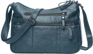 VOLGANIK ROCK Purses for Women Soft PU Leather Shoulder Bag Ladies Crossbody Purse and handbags Lightweight Pocketbook