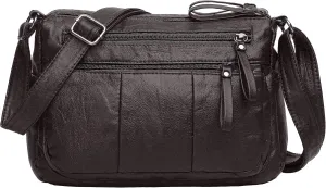 VOLGANIK ROCK Purses for Women Soft PU Leather Shoulder Bag Ladies Crossbody Purse and handbags Lightweight Pocketbook