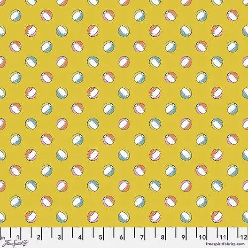Wanderlust Beach Balls in Yellow