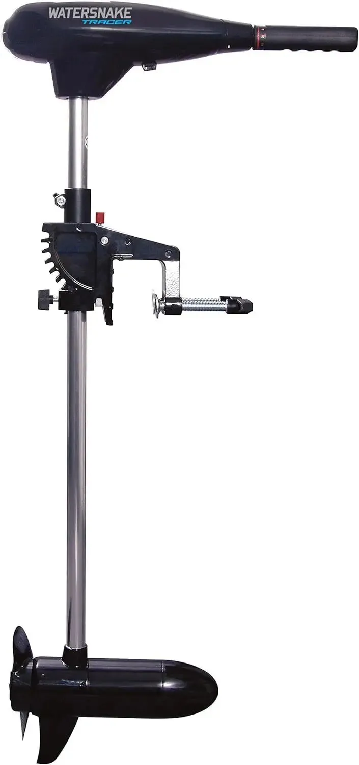 Watersnake Tracer Transom Mount Trolling Freshwater Motor (54-Pound Thrust, 42-Inch Shaft, 12-Volt)