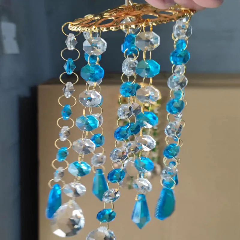 Wind Chimes Crystal Wind Chimes Colorful Hanging Glass