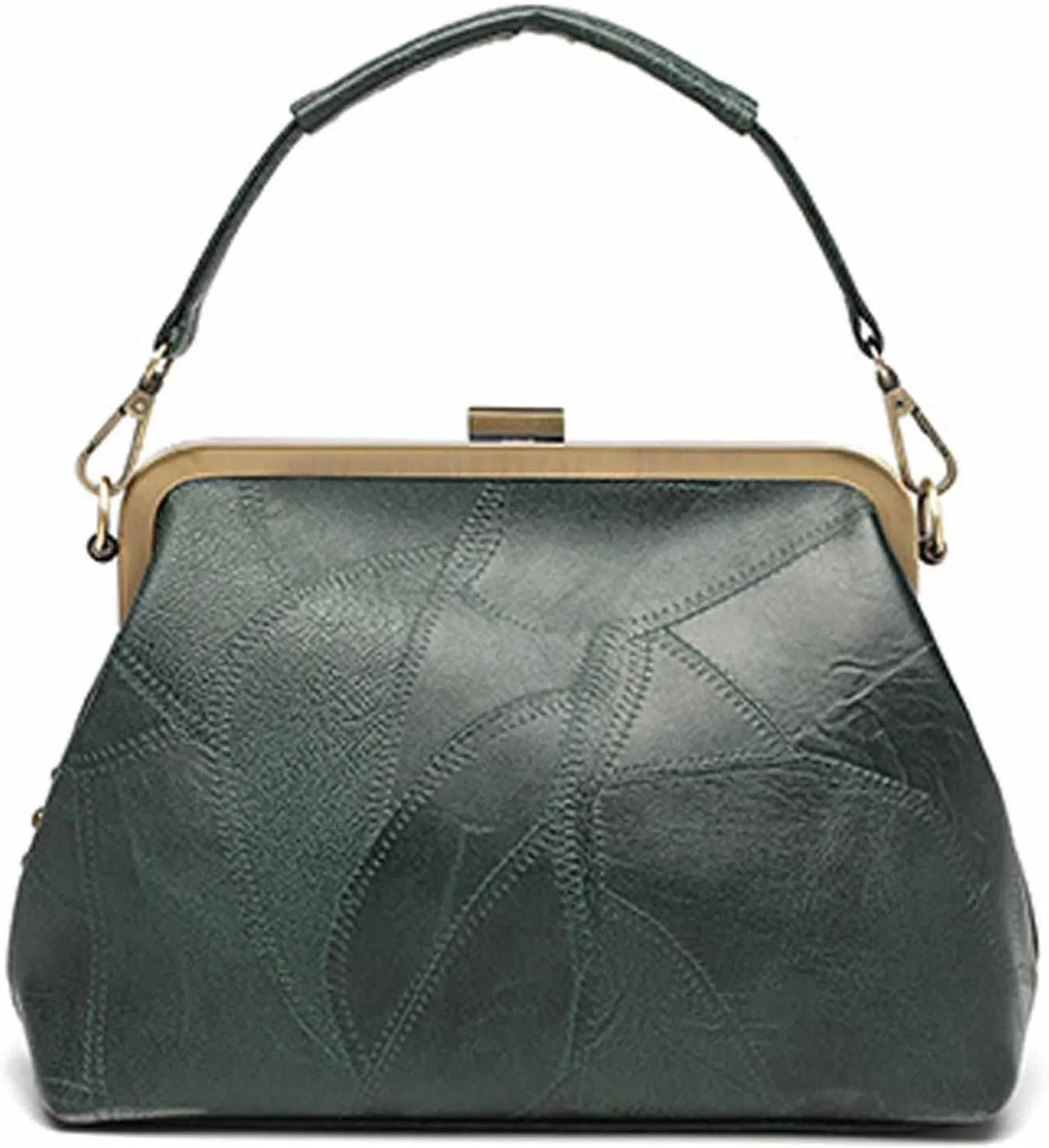 Women Punk Purse Top-handle Handbag Rivet Shoulder Crossbody Bag PU Leather Tote Satchel