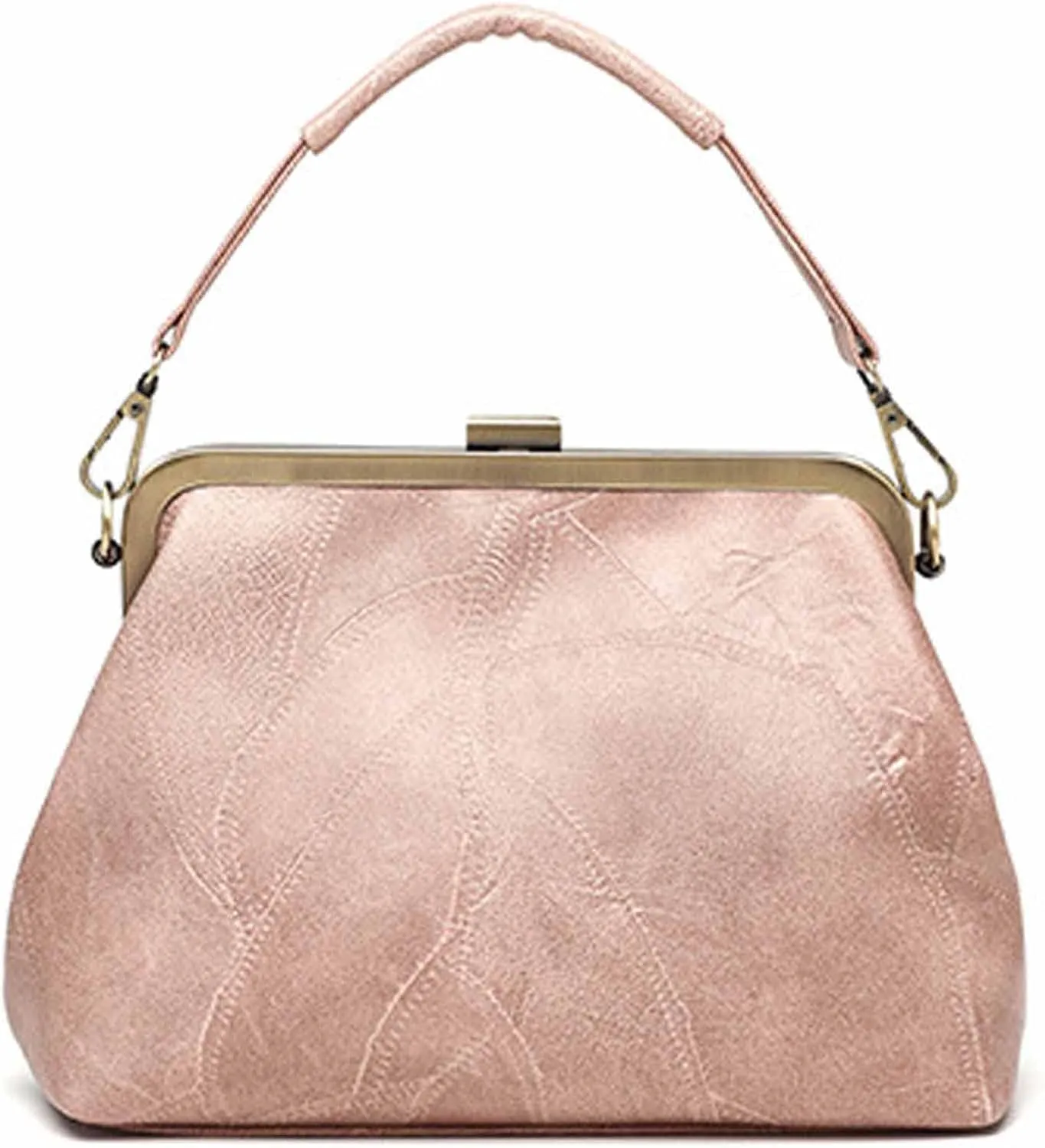 Women Punk Purse Top-handle Handbag Rivet Shoulder Crossbody Bag PU Leather Tote Satchel