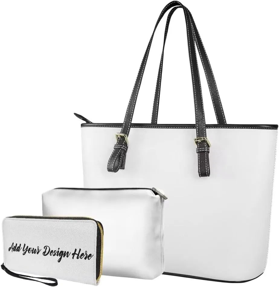 Women Purse Handbags Wallet Sets Leather Shoulder Tote Bag for Women,Top Handle Purse with Wrist Wallet Bag