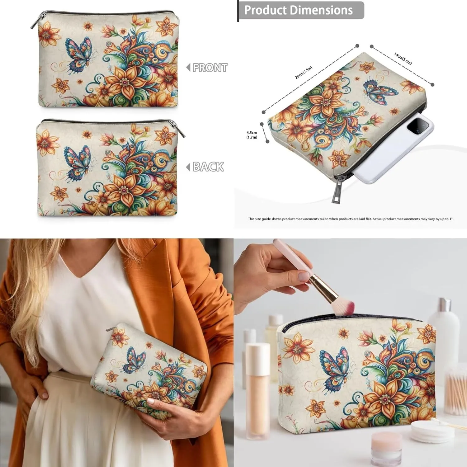 Women Purse Handbags Wallet Sets Leather Shoulder Tote Bag for Women,Top Handle Purse with Wrist Wallet Bag