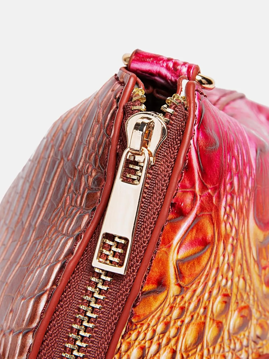 Women Purse Satchel Bag Long Crossbody Classy Tote Bag Top Handle Vegan Leather Ladies Handbags Embossed Pattern