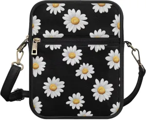Women Small Crossbody Bags Trendy Messenger Bag Phone Purses Leather Shoulder Bag Multi Pocket Handbags