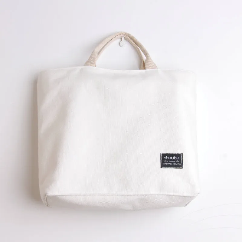 Women's Art Canvas Retro Fresh Zipper Handbags