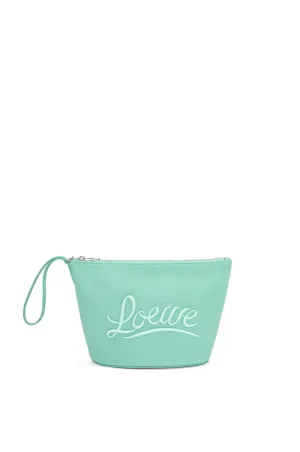 Women's Cosmetic Pouch in Fresh Mint | C630G29X02