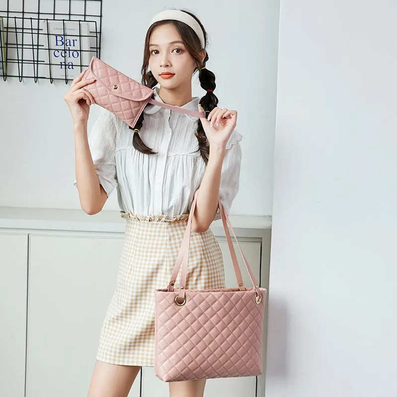 Women's Fashion Large Capacity Totes Suit Embroidery Handbags