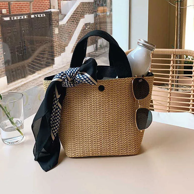 Women's Korean Beach Vacation Leisure Pastoral Style Handbags