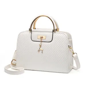 Women's Spring Elegant Corrugated Deer Ornaments Cute Handbags