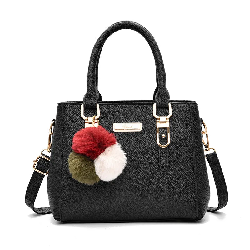 Women's Spring Fashion Simple Korean Style Large Handbags