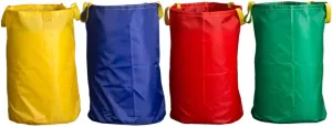 Wowagoga Potato Sack Race Bags 28x40'', Colorful Jumping Pocket Adult Sense Sports Game Equipment Party Accessory for Field Day，Outdoor Picnic Party(Set of 4)