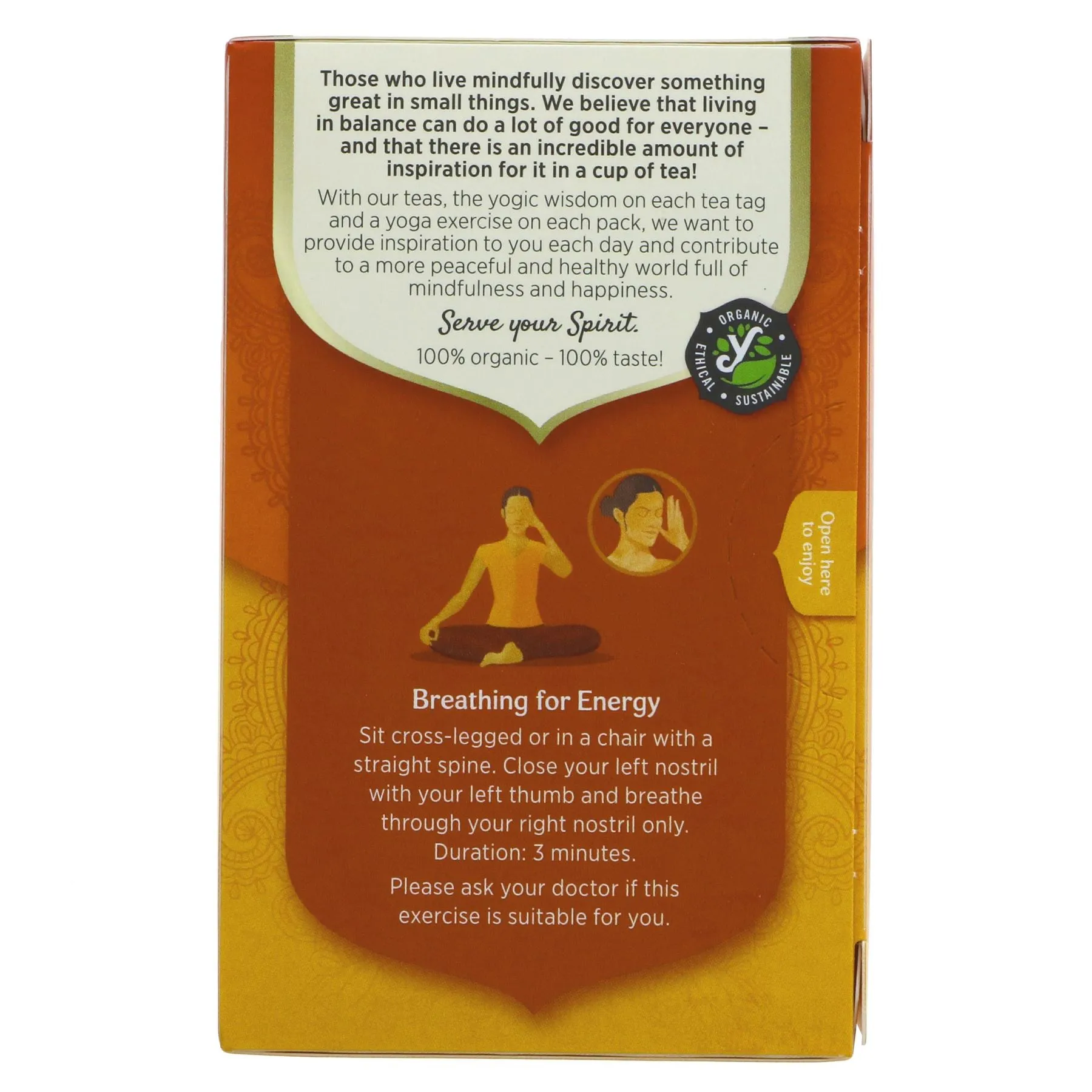 Yogi Tea | Ginger Orange & Vanilla - Ginger, Orange Peel, Vanilla | 17 bags