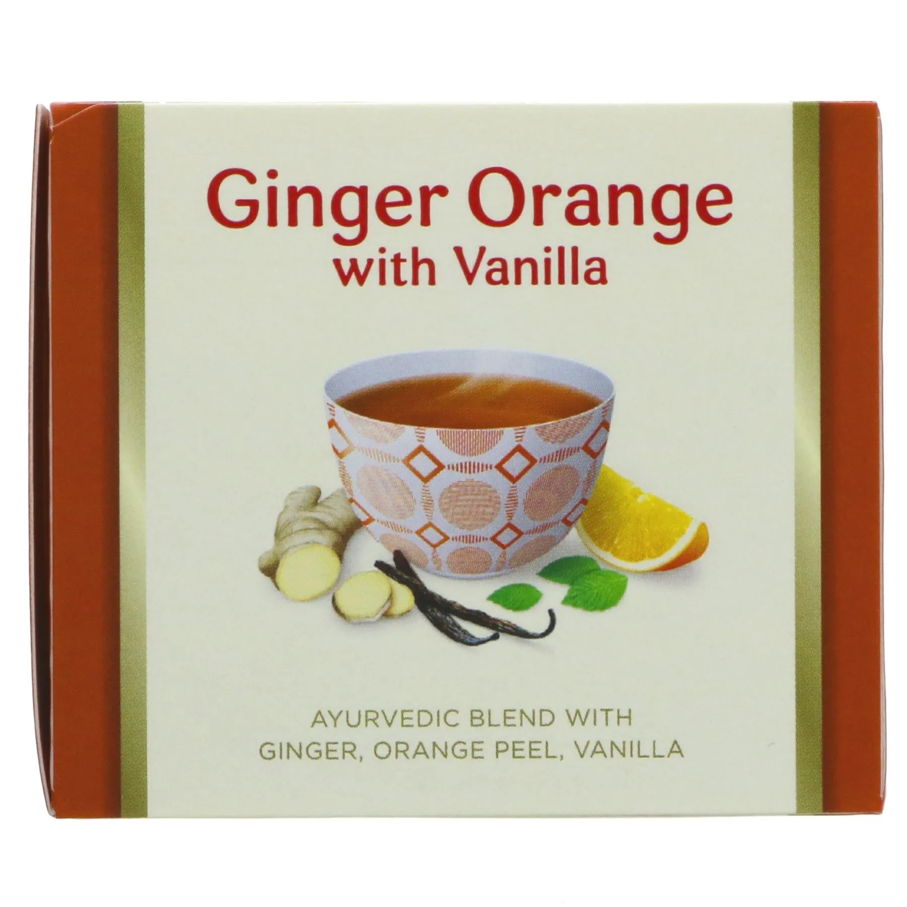 Yogi Tea | Ginger Orange & Vanilla - Ginger, Orange Peel, Vanilla | 17 bags