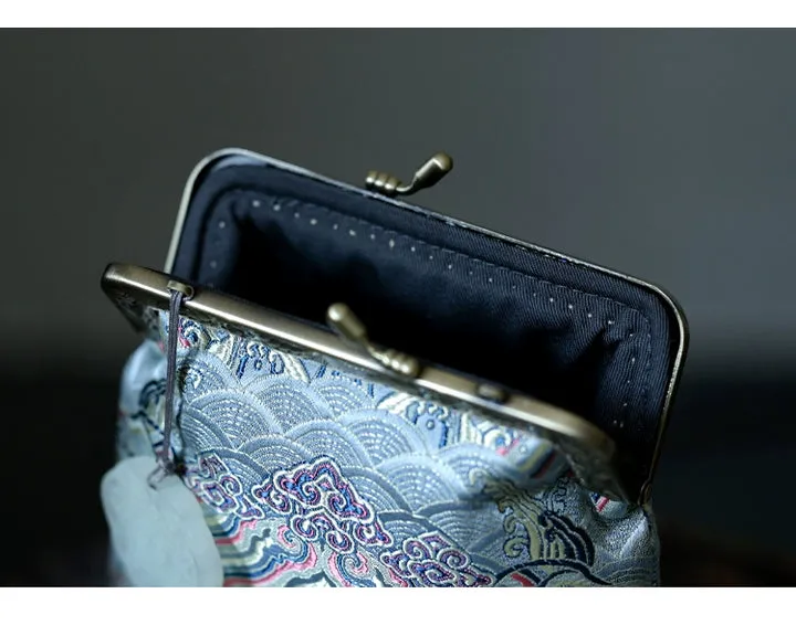 Yu Hai 玉海 Jade Sea Brocade Phone Purse