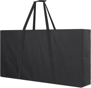 ZKOO Cornhole Carrying Case Fits 4' x 2' Regulation Size Board, Heavy-Duty 600D Cornhole Boards Bag with Extra Pockets for Cornhole Outdoor Games, Only Bag